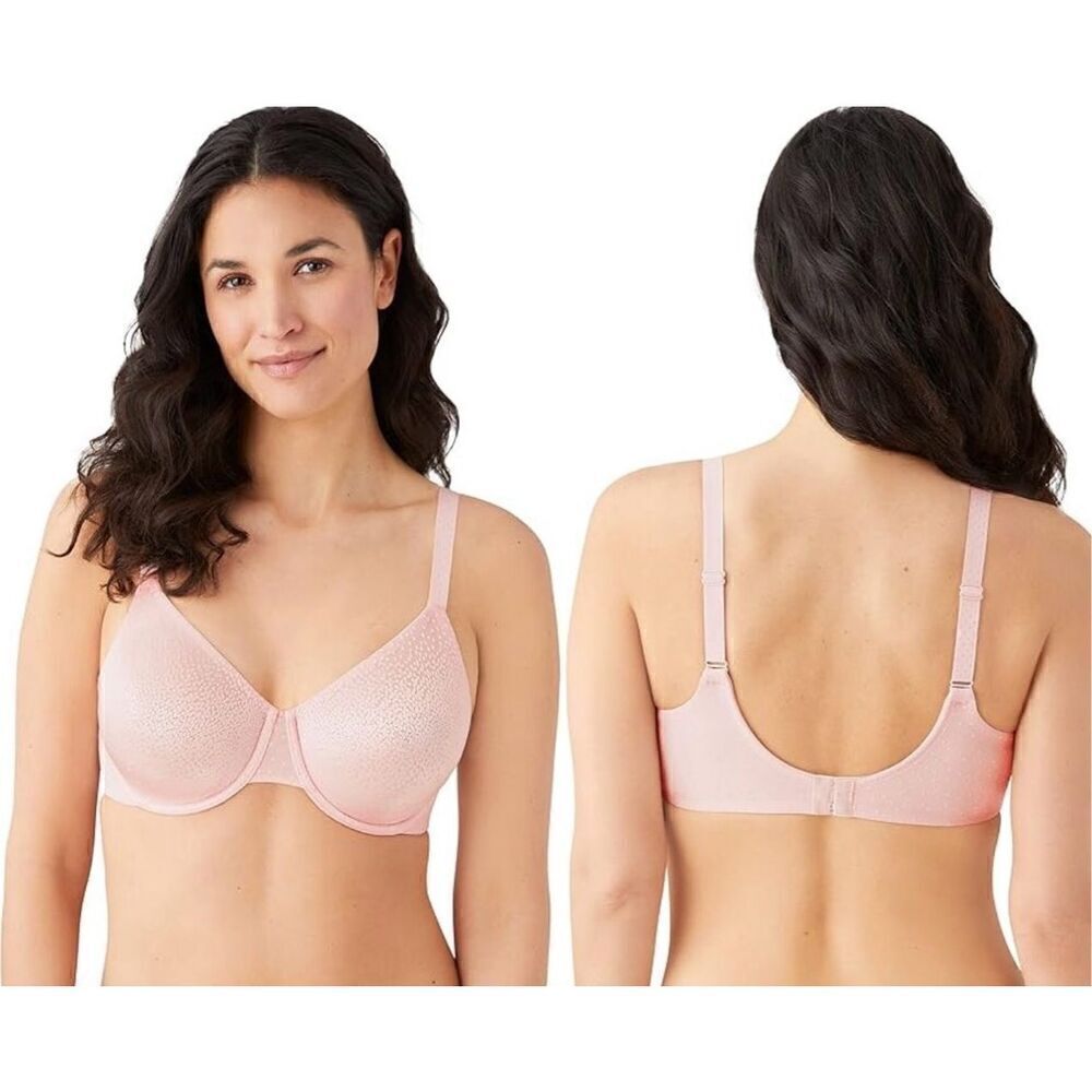 Wacoal NWT Back Appeal Underwire Bra Crystal Pink Bra 36G